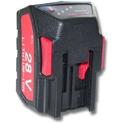 vhbw Battery - Compatible with Milwaukee V28 Tools - 2000mAh Li-Ion vhbw Battery - Compatible with Milwaukee V28 Tools - 2000mAh Li-Ion