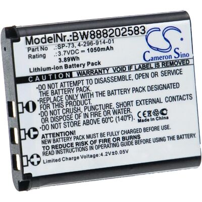 Batteria compatibile Sony - Sostituzione ad alta capacità per cuffie wireless Batteria compatibile Sony - Sostituzione ad alta capacità per cuffie wireless
