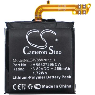 vhbw Batteria per Huawei HB532729ECW Smartwatch - 450mAh Li-Polymer vhbw Batteria per Huawei HB532729ECW Smartwatch - 450mAh Li-Polymer