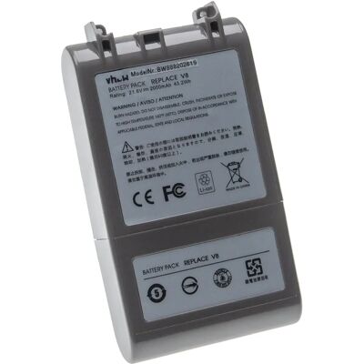 vhbw - Il modo intelligente di sostituire la batteria per Dyson V8, Grigio - Batteria di ricambio vhbw - Il modo intelligente di sostituire la batteria per Dyson V8, Grigio - Batteria di ricambio