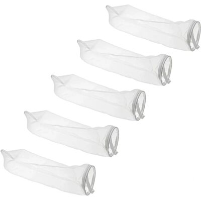 vhbw 5x Chaussettes Filtrantes Universelles pour Aquarium - Sac de Filtration, Nylon, 18 x 81 cm - Blanc - Publicité vhbw 5x Chaussettes Filtrantes Universelles pour Aquarium - Sac de Filtration, Nylon, 18 x 81 cm - Blanc - Publicité