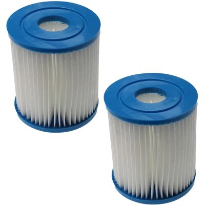 vhbw 2x Cartouche de filtre pour piscine - Blanc/bleu - Filtre de piscine - Publicité vhbw 2x Cartouche de filtre pour piscine - Blanc/bleu - Filtre de piscine - Publicité
