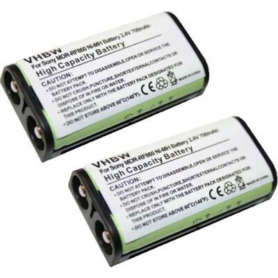 vhbw Sony MDR-RF Series Wireless Headset Battery - 700mAh vhbw Sony MDR-RF Series Wireless Headset Battery - 700mAh