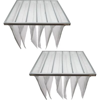 VHBW 2x Filtro de Bolsillo para Sistemas de Aire Acondicionado y Ventilación - Filtro G4 VHBW 2x Filtro de Bolsillo para Sistemas de Aire Acondicionado y Ventilación - Filtro G4