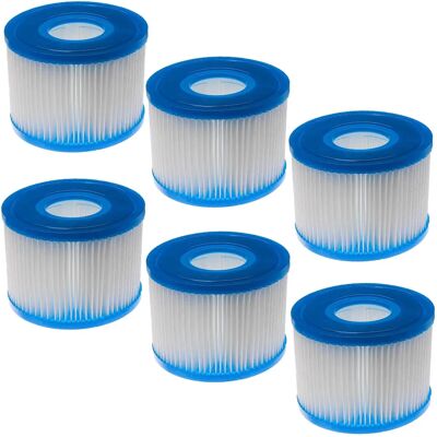 vhbw 6x Cartouche filtrante S1 pour Intex PureSpa - Bleu - Publicité vhbw 6x Cartouche filtrante S1 pour Intex PureSpa - Bleu - Publicité