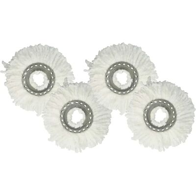 VHBW 4x Microfiber Mop Heads - Compatible with Leifheit Clean Twist - Mop Accessories VHBW 4x Microfiber Mop Heads - Compatible with Leifheit Clean Twist - Mop Accessories
