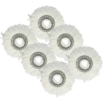 VHBW 6x Microfiber Mop Heads for Leifheit - Mop Head Replacement Set VHBW 6x Microfiber Mop Heads for Leifheit - Mop Head Replacement Set