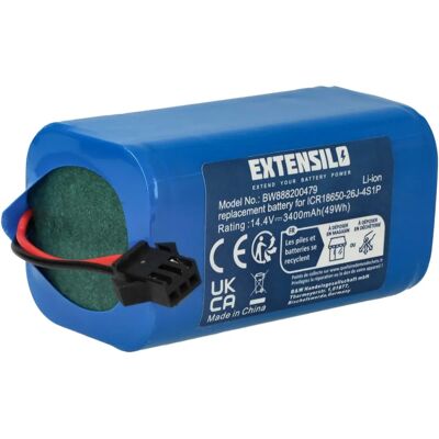 Ecovacs Deebot Battery - 3400mAh Blue - Robot Vacuum Replacement Ecovacs Deebot Battery - 3400mAh Blue - Robot Vacuum Replacement