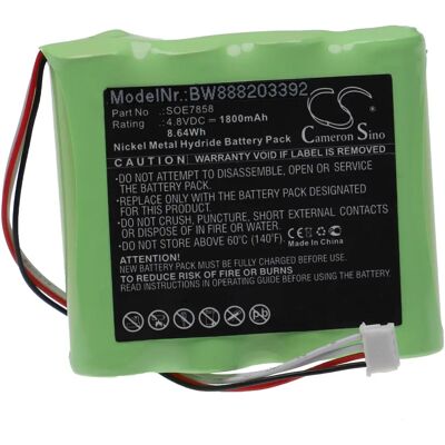 Batterie VHBW pour balance - Compatible avec Soehnle 7858 - Haute capacité NiMH Batterie VHBW pour balance - Compatible avec Soehnle 7858 - Haute capacité NiMH