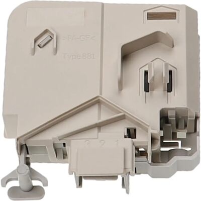 VHBW Sostituzione lucchetto porta - Lavatrice - Beige/Grigio chiaro VHBW Sostituzione lucchetto porta - Lavatrice - Beige/Grigio chiaro