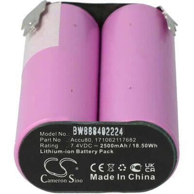 vhbw Batteria Wolf Garten - Li-Ion - 2500mAh - Interna/Senza colore vhbw Batteria Wolf Garten - Li-Ion - 2500mAh - Interna/Senza colore