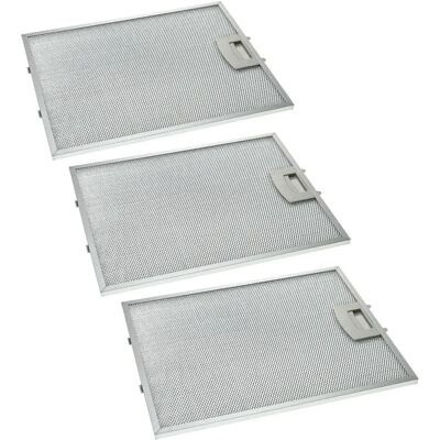 vhbw 3x Filtro de campana Extractora - Metal Plateado vhbw 3x Filtro de campana Extractora - Metal Plateado