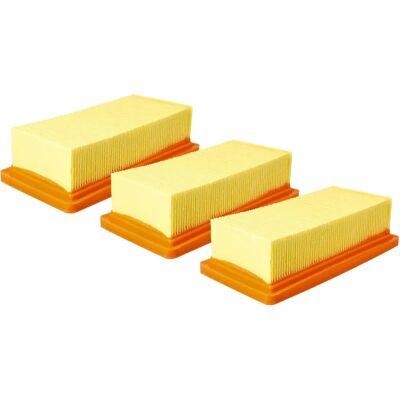 VHBW 3x Flacher Faltenfilter Ersatz für Kärcher KFI 7420 - Staubsauger VHBW 3x Flacher Faltenfilter Ersatz für Kärcher KFI 7420 - Staubsauger