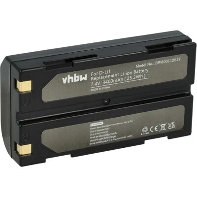 batterie vhbw pour HP C8872A caméra - 3400mAh Li-ion noire batterie vhbw pour HP C8872A caméra - 3400mAh Li-ion noire
