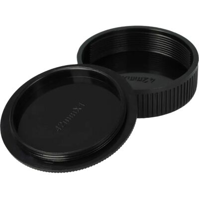 Ensemble de capuchons d'objectif VHBW pour appareils Vivitar - Noir Ensemble de capuchons d'objectif VHBW pour appareils Vivitar - Noir