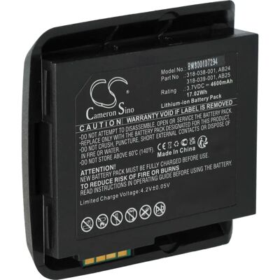 VHBW Ersatzbatterie für Intermec AB25 - Akku - Schwarz VHBW Ersatzbatterie für Intermec AB25 - Akku - Schwarz