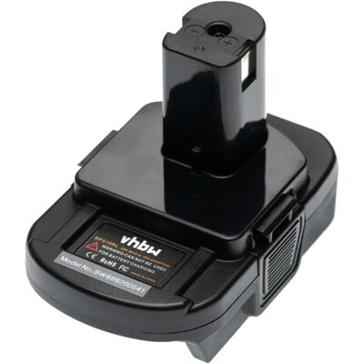 vhbw 20V Li-ion to 18V Power Tool Adapter - Compatible with Stanley, Ryobi vhbw 20V Li-ion to 18V Power Tool Adapter - Compatible with Stanley, Ryobi