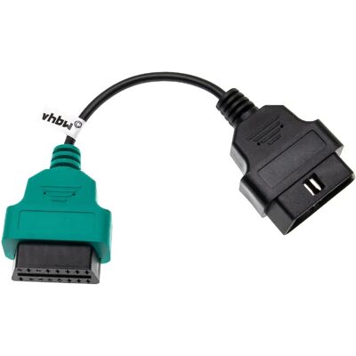 vhbw Adattatore OBD Alfa Romeo A1 16Pin - Auto - 22 cm vhbw Adattatore OBD Alfa Romeo A1 16Pin - Auto - 22 cm