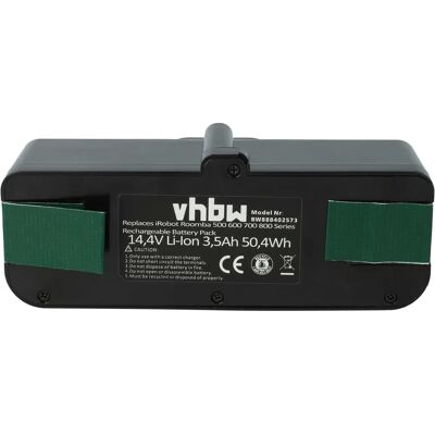 Batería vhbw para iRobot Roomba - 3500mAh, 14.4V, Modelos Compatibles Batería vhbw para iRobot Roomba - 3500mAh, 14.4V, Modelos Compatibles