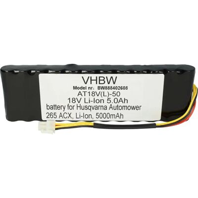 Husqvarna Automower Battery - 265 ACX, 2012-2015, 18V 5000mAh Husqvarna Automower Battery - 265 ACX, 2012-2015, 18V 5000mAh