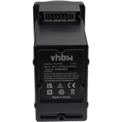 Batería vhbw para Wolf Garten Li-Ion - Cortacésped y Robot - 36V 2500mAh Batería vhbw para Wolf Garten Li-Ion - Cortacésped y Robot - 36V 2500mAh