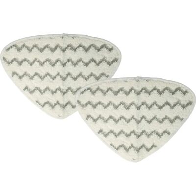 vhbw 2x Housses Microfibre pour Vileda Steam - Gris/Blanc vhbw 2x Housses Microfibre pour Vileda Steam - Gris/Blanc