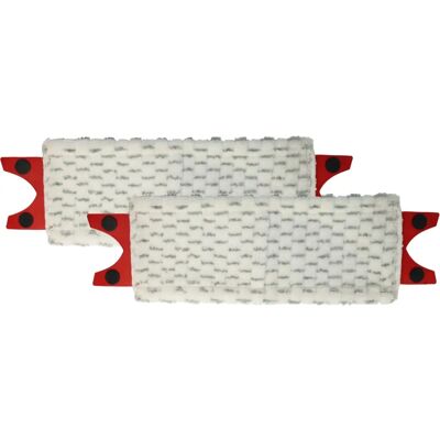 Vhbw 2x Wipe Compatible with Vileda Ultramax 2in1, Ultramat 2in1 Floor Mop White/Grey Vhbw 2x Wipe Compatible with Vileda Ultramax 2in1, Ultramat 2in1 Floor Mop White/Grey