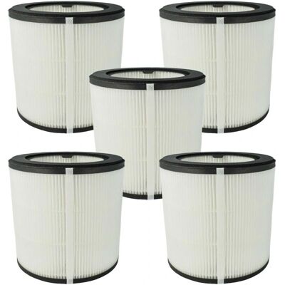 VHBW 5x Filtro de aire para Philips 800 Series - Blanco VHBW 5x Filtro de aire para Philips 800 Series - Blanco