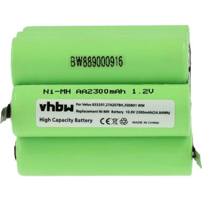 Batería compatible VHBW Velux - Alta capacidad NiMH - 10.8V, 2300mAh Batería compatible VHBW Velux - Alta capacidad NiMH - 10.8V, 2300mAh