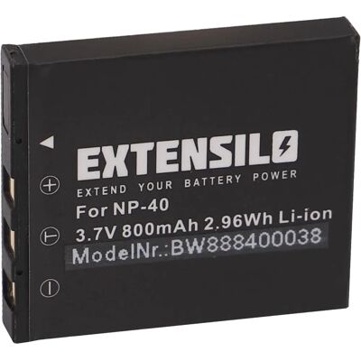 EXTENSILO Batterie pour Appareil Photo - Compatible avec Panasonic DMC-FX7 DMC-FX2 - 800mAh EXTENSILO Batterie pour Appareil Photo - Compatible avec Panasonic DMC-FX7 DMC-FX2 - 800mAh