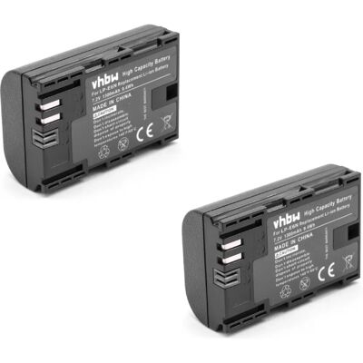 Batterie Caméra vhbw LP-E6N - Haute Capacité 1300mAh Li-Ion Batterie Caméra vhbw LP-E6N - Haute Capacité 1300mAh Li-Ion