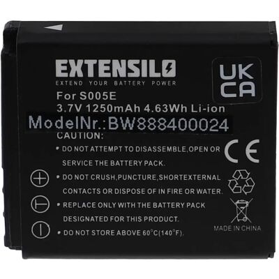 Batterie pour Appareil Photo EXTENSILO - Haute Capacité Li-Ion Ricoh Batterie pour Appareil Photo EXTENSILO - Haute Capacité Li-Ion Ricoh
