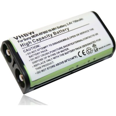 Vhbw Bateria para Fones de Ouvido Sem Fio Sony BP-HP550-11 - 700mAh NiMH Vhbw Bateria para Fones de Ouvido Sem Fio Sony BP-HP550-11 - 700mAh NiMH