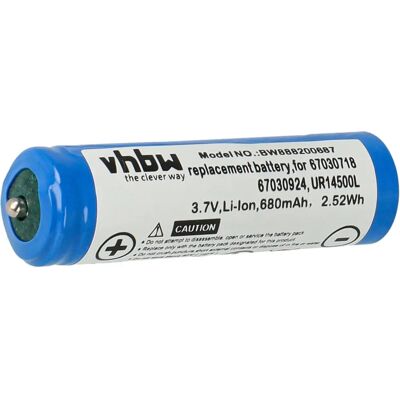 Batteria vhbw per Braun Series 5 Waterflex WF2s - Li-Ion, 680mAh Batteria vhbw per Braun Series 5 Waterflex WF2s - Li-Ion, 680mAh