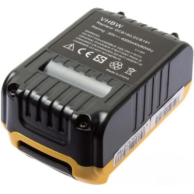 Vhbw Batterie Dewalt DCB182 DCB183 - 4000mAh, 18/20V Li-Ion - Publicité Vhbw Batterie Dewalt DCB182 DCB183 - 4000mAh, 18/20V Li-Ion - Publicité