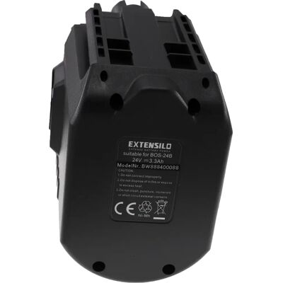 Batería recargable compatible Würth - 24V 3300mAh NiMH - Repuesto para herramientas eléctricas Batería recargable compatible Würth - 24V 3300mAh NiMH - Repuesto para herramientas eléctricas