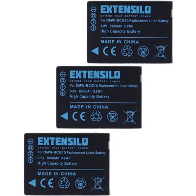 EXTENSILO Remplacement de Batterie pour Caméra Leica Panasonic EXTENSILO Remplacement de Batterie pour Caméra Leica Panasonic