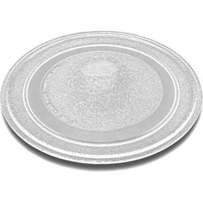 vhbw Rotella Microonde - Vetro Argento 24,5cm vhbw Rotella Microonde - Vetro Argento 24,5cm