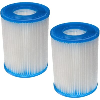 vhbw 2x Cartuccia di Filtro di Ricambio per Bestway FD2137 - Filtro Piscina - Bianco/Azzurro vhbw 2x Cartuccia di Filtro di Ricambio per Bestway FD2137 - Filtro Piscina - Bianco/Azzurro