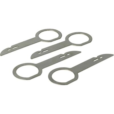 VHBW Clés pour Autoradio Mercedes S-Class W220 - 4 pcs, 7cm - Publicité VHBW Clés pour Autoradio Mercedes S-Class W220 - 4 pcs, 7cm - Publicité