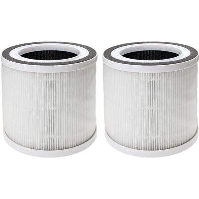 vhbw 2x Filtro de aire compatible con TCL Breeva A1, A1W - Prefiltro HEPA Carbón activo vhbw 2x Filtro de aire compatible con TCL Breeva A1, A1W - Prefiltro HEPA Carbón activo
