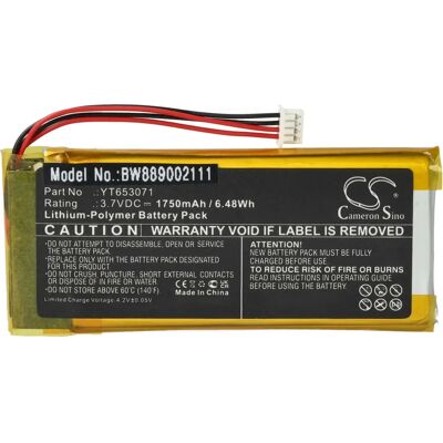 vhbw X3 MARK II Battery - High Capacity Li-Polymer MP3 vhbw X3 MARK II Battery - High Capacity Li-Polymer MP3
