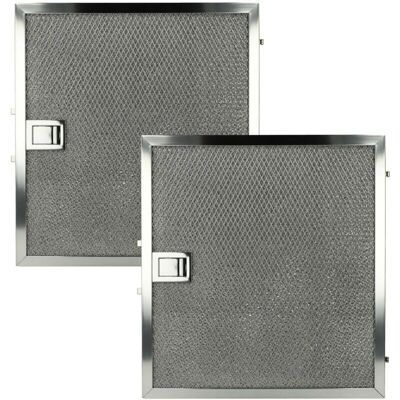 Vhbw 2x Filtre métallique de graisse compatible avec Miele DA 430-4 - Hotte aspirante Vhbw 2x Filtre métallique de graisse compatible avec Miele DA 430-4 - Hotte aspirante