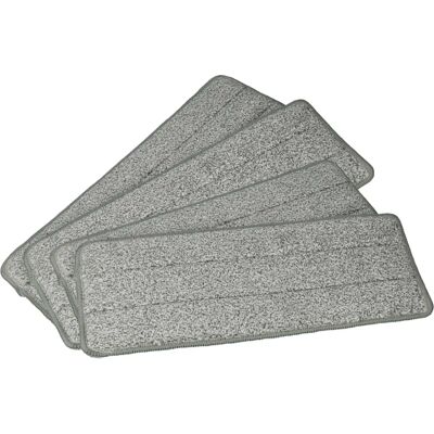 vhbw 4x Microfiber Mop Head Replacement for Clean Maxx 09996 - Easy Attach/Remove vhbw 4x Microfiber Mop Head Replacement for Clean Maxx 09996 - Easy Attach/Remove