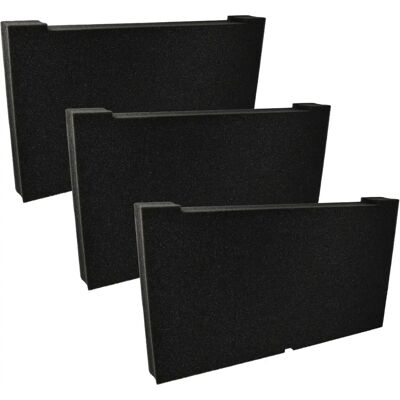 vhbw Insert en mousse pour Dewalt Tough-Box - 2 Couches, Personnalisable, Noir vhbw Insert en mousse pour Dewalt Tough-Box - 2 Couches, Personnalisable, Noir