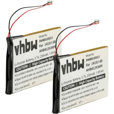 vhbw Jabra Pro Wireless Headset Battery - 230mAh, 3.7V vhbw Jabra Pro Wireless Headset Battery - 230mAh, 3.7V