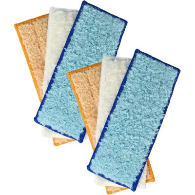 vhbw housses de mop pour iRobot Braava Jet 240, 250 - Accessoires robot de nettoyage vhbw housses de mop pour iRobot Braava Jet 240, 250 - Accessoires robot de nettoyage