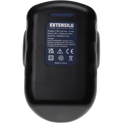 Remplacement de Batterie Bosch - 3300 mAh NiMH - Pour Outils - Publicité Remplacement de Batterie Bosch - 3300 mAh NiMH - Pour Outils - Publicité