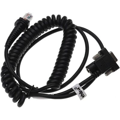 Cavo dati vhbw RJ45 maschio a femmina RS232 - 3m Nero per Datalogic Lynx D302 E & D302 Cavo dati vhbw RJ45 maschio a femmina RS232 - 3m Nero per Datalogic Lynx D302 E & D302
