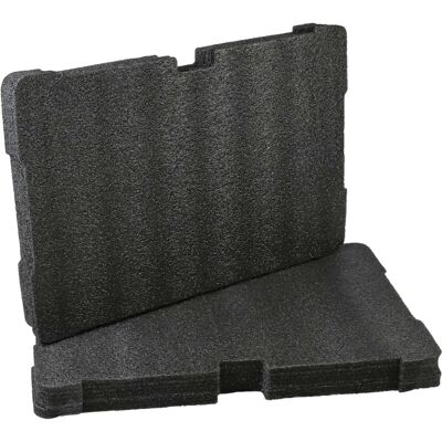 Inserto in schiuma per cassetta degli attrezzi Milwaukee - Nero Inserto in schiuma per cassetta degli attrezzi Milwaukee - Nero